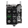 Leuchtdrucktaster, Harmony XB4, Metall, 22mm, grün, unbeschriftet, tastend, mit Schutzkappe, 1S, 24-120V ACDC, ATEX
