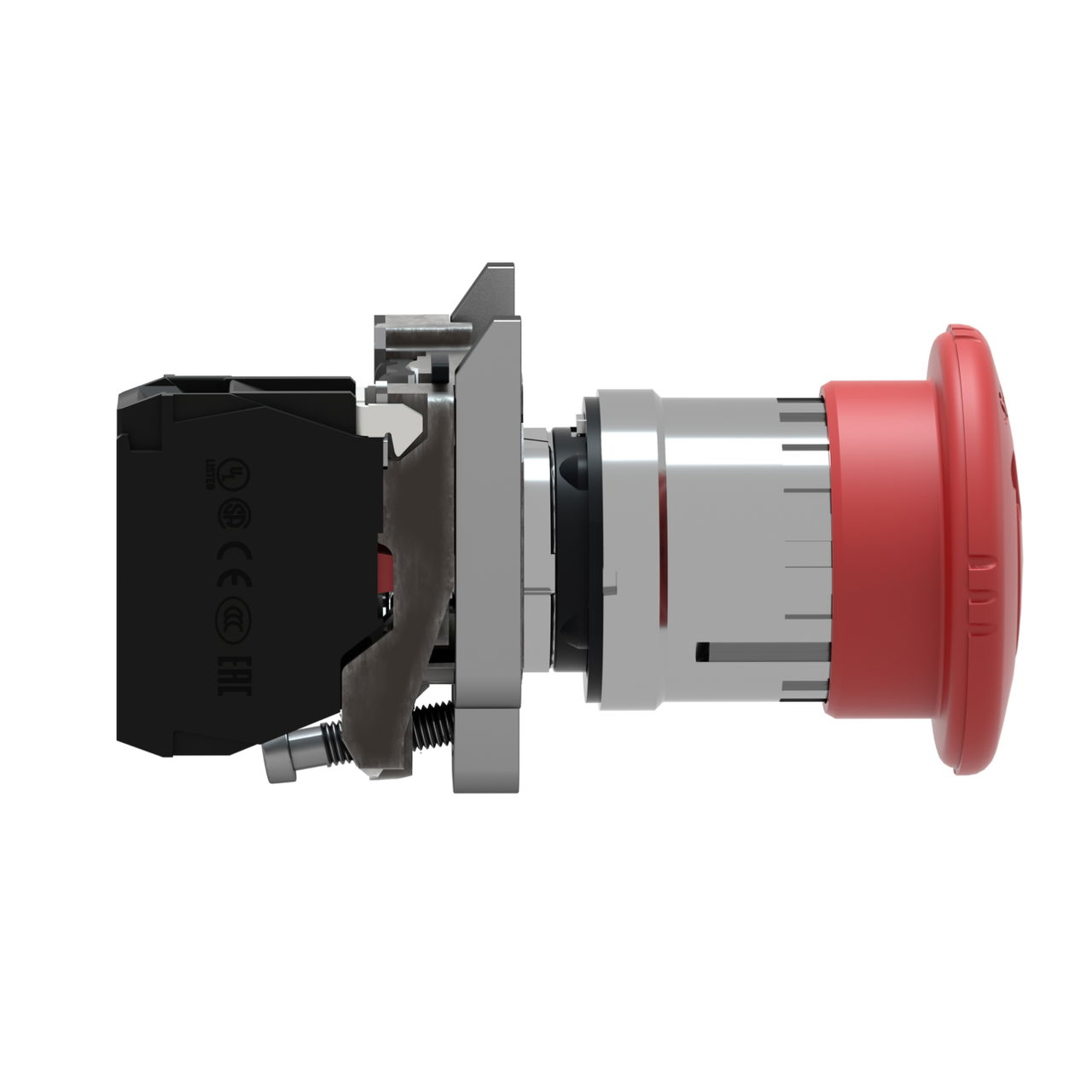Harmony XB4, Emergency stop switching off, metal, red mushroom Ø40, Ø22, trigger latching turn to release, 1 NC – Image 6 of 9