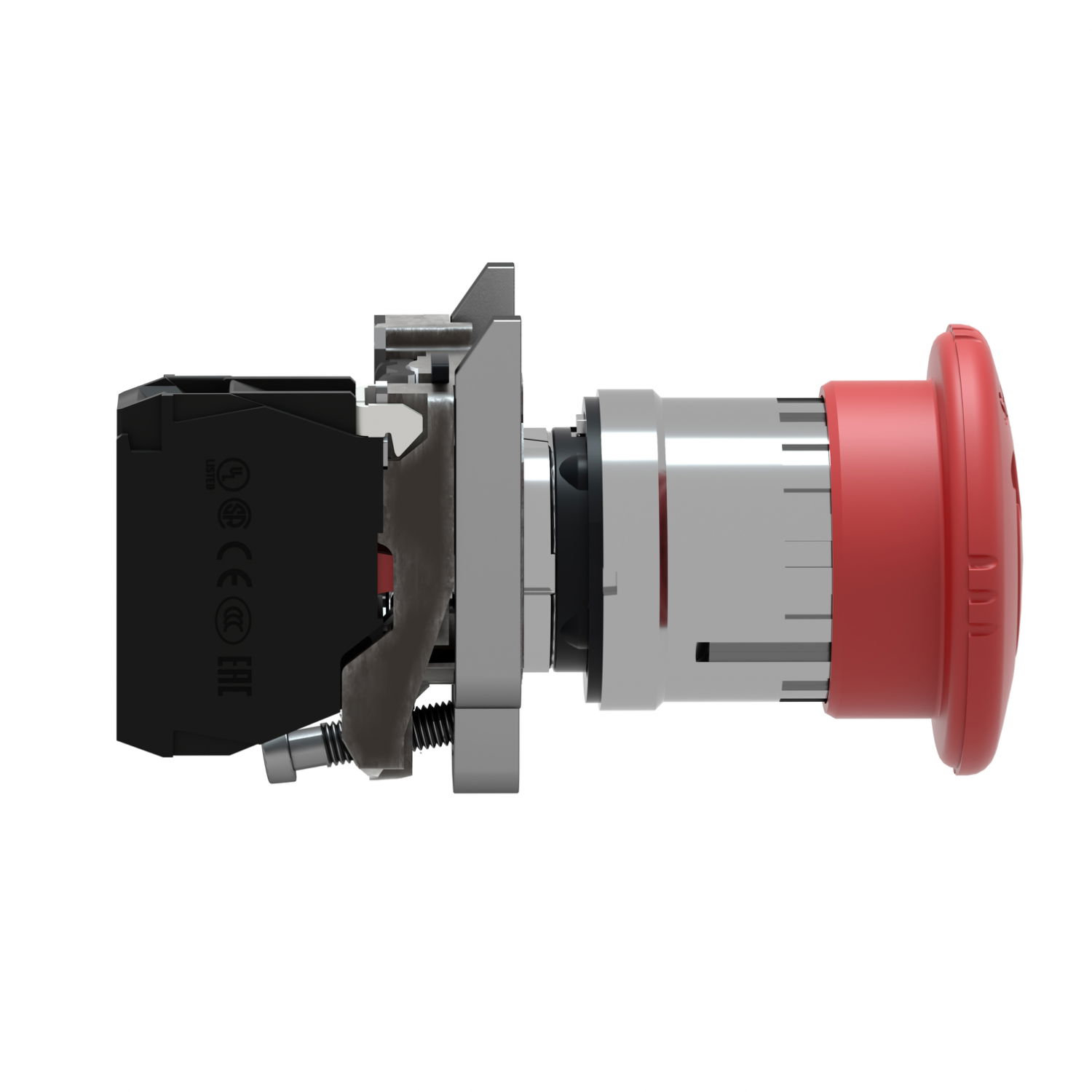 Harmony XB4, Emergency stop switching off, metal, red mushroom Ø40, Ø22, trigger latching turn to release, 1 NC – Image 6 of 9