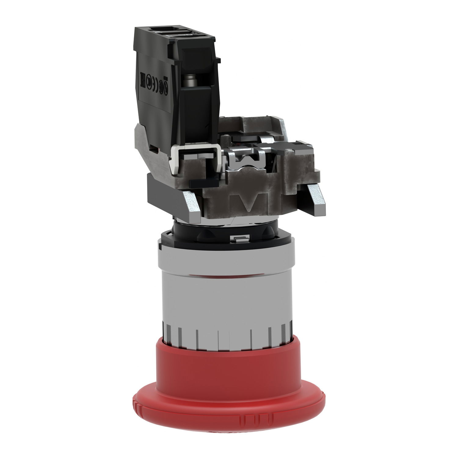 Harmony XB4, Emergency stop switching off, metal, red mushroom Ø40, Ø22, trigger latching turn to release, 1 NC – Image 5 of 9