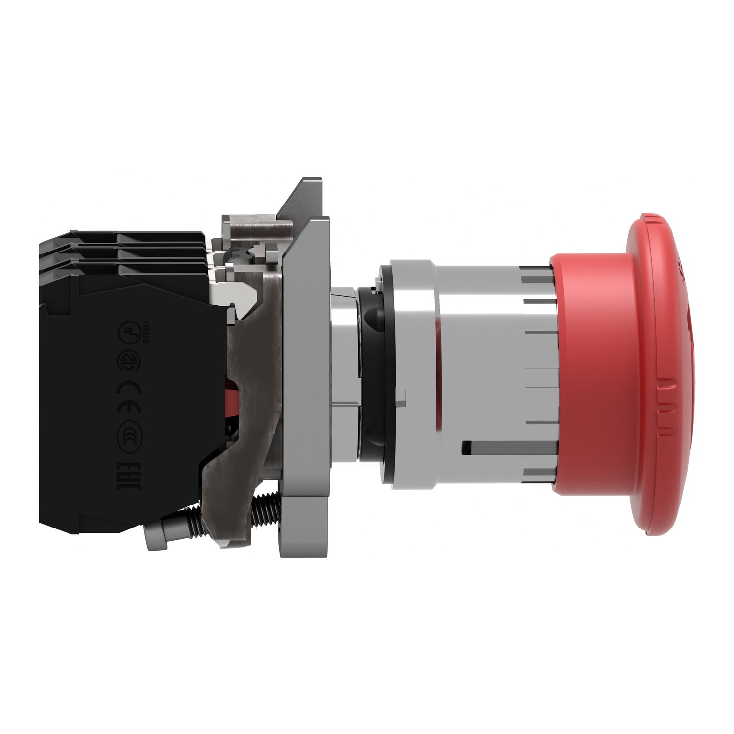 Red Ø40 Emergency stop, switching off Ø22 latching turn release 2NC+1NO – Image 6 of 9