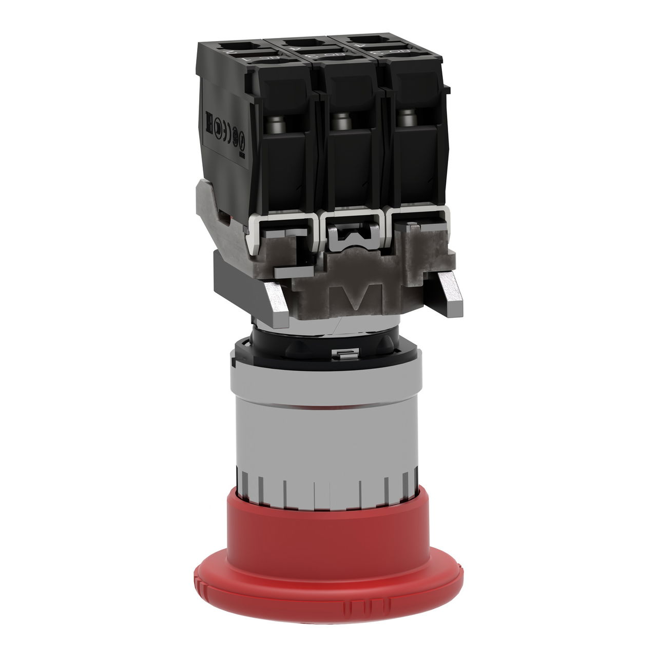 Red Ø40 Emergency stop, switching off Ø22 latching turn release 2NC+1NO – Image 5 of 9