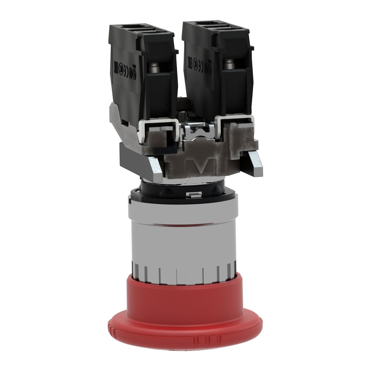 Emergency stop switching off, metal, red mushroom, Ø40, Ø22, trigger latching turn to release, 1 NO + 1 NC – Image 5 of 9