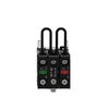 Push to test pilot light, Harmony XB4, metal, green, 22mm, universal LED, 24V