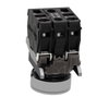 Illuminated push button, Harmony XB4, metal, white flush, 22mm, universal LED, plain lens, 1NO + 1NC, 24V AC DC