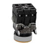 Illuminated push button, Harmony XB4, metal, orange flush, 22mm, universal LED, plain lens, 1NO + 1NC, 24V AC DC