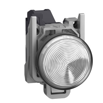 Complete pilot light, Harmony XB4, Explosive atmosphere, White LED 24 240 V