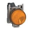 Complete pilot light, Harmony XB4, Explosive atmosphere, orange LED 24 240 V