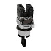 Selector switch, Harmony XB4, flush mounted sw Ø 30.5 key 455 3 pos stay put key release 2 NO