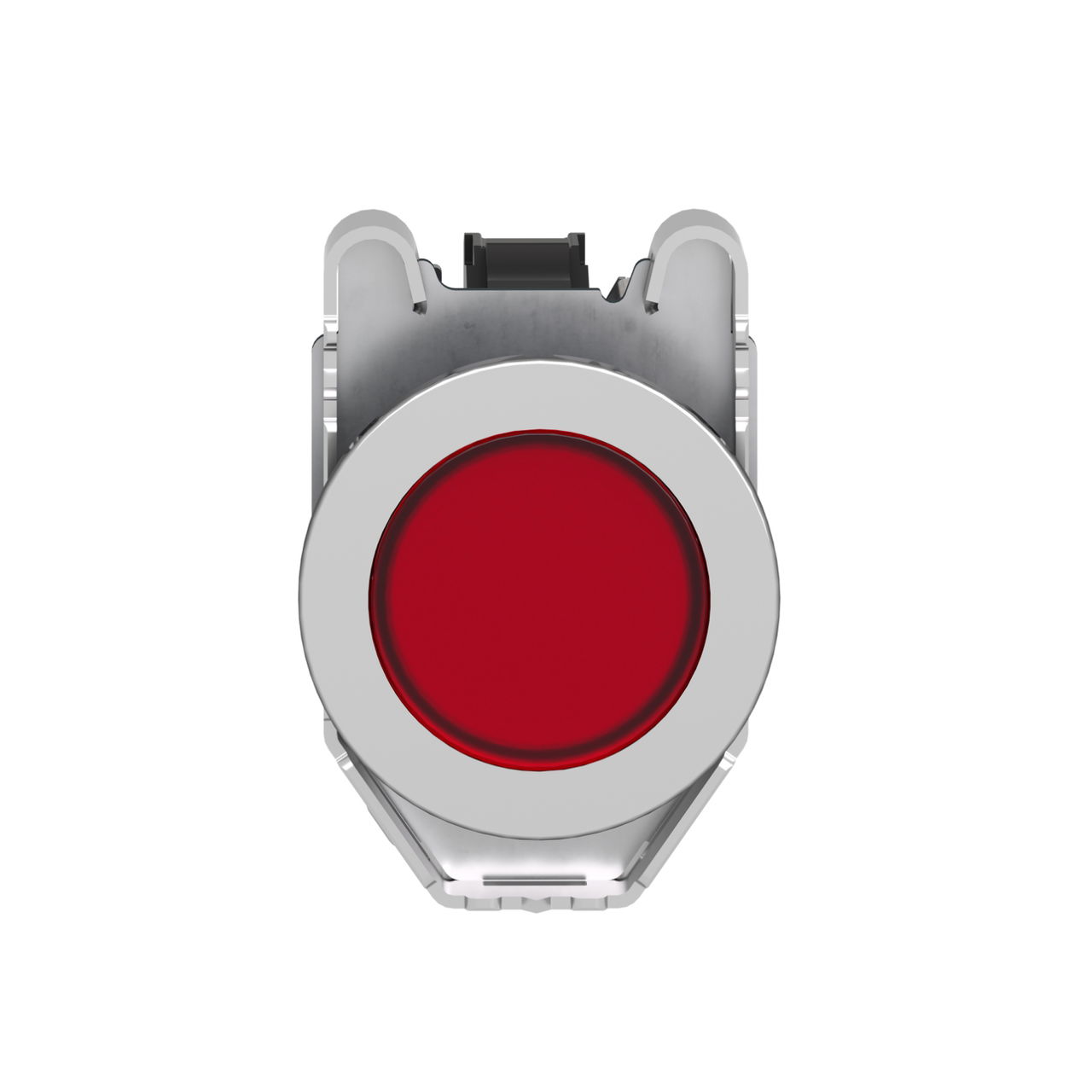 Pilot light, Harmony XB4,metal, red flush mounted, 30mm, universal LED, plain lens, 24V AC DC – Image 3 of 9