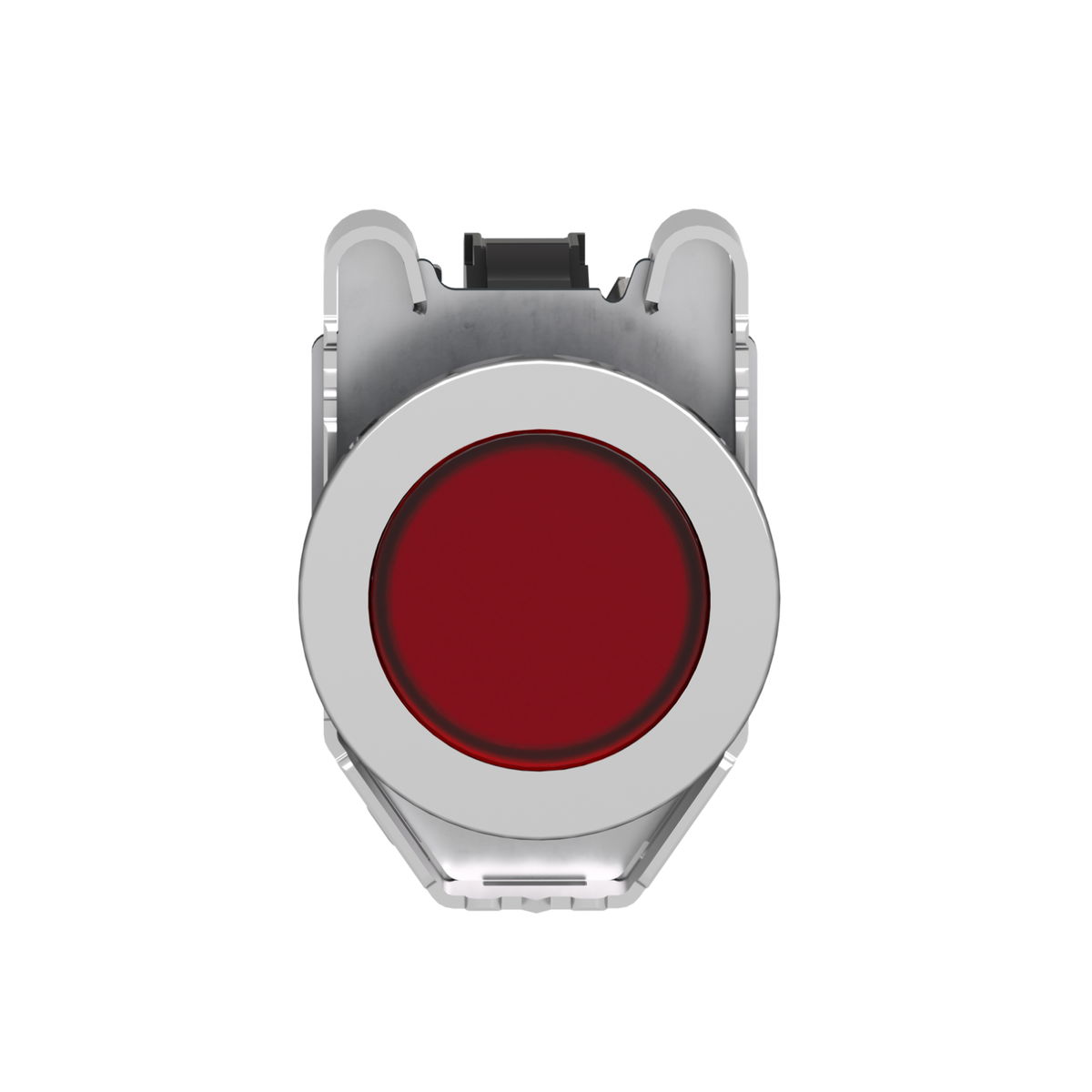 Pilot light, Harmony XB4,metal, red flush mounted, 30mm, universal LED, plain lens, 230...240V AC – Image 4 of 10