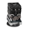 Illuminated push button, Harmony XB4, metal, white flush mounted, 30mm, universal LED, plain lens, 1NO + 1NC, 24V AC DC