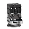 Illuminated push button, Harmony XB4, metal, green flush mounted, 30mm, universal LED, plain lens, 1NO + 1NC, 230V AC