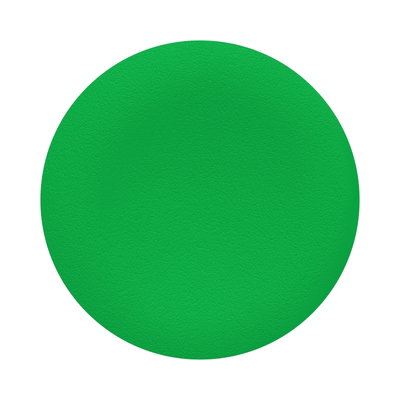 Green cap unmarked for circular flush pushbutton Ø22