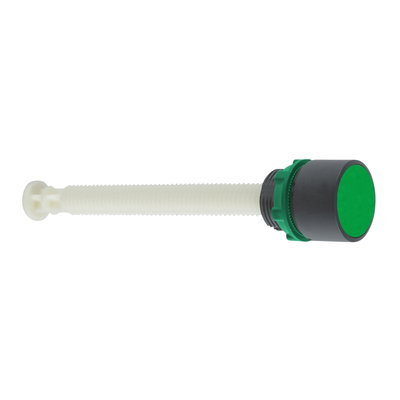 Green flush reset pushbutton Ø22 unmarked for 17...120 mm actuation distance