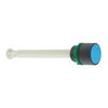Blue flush reset pushbutton Ø22 marked R for 120...257 mm actuation distance