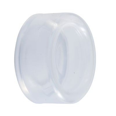 Transparent boot for circular projecting push button Ø22
