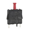 Harmony XB4, Single contact block, silver alloy, pins for printed circuit board, 1 NC