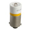 LED bulb with BA9s base - orange - 24 V AC/DC