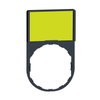Legend holder 30 x 50 mm with legend 18 x 27 mm unmarked