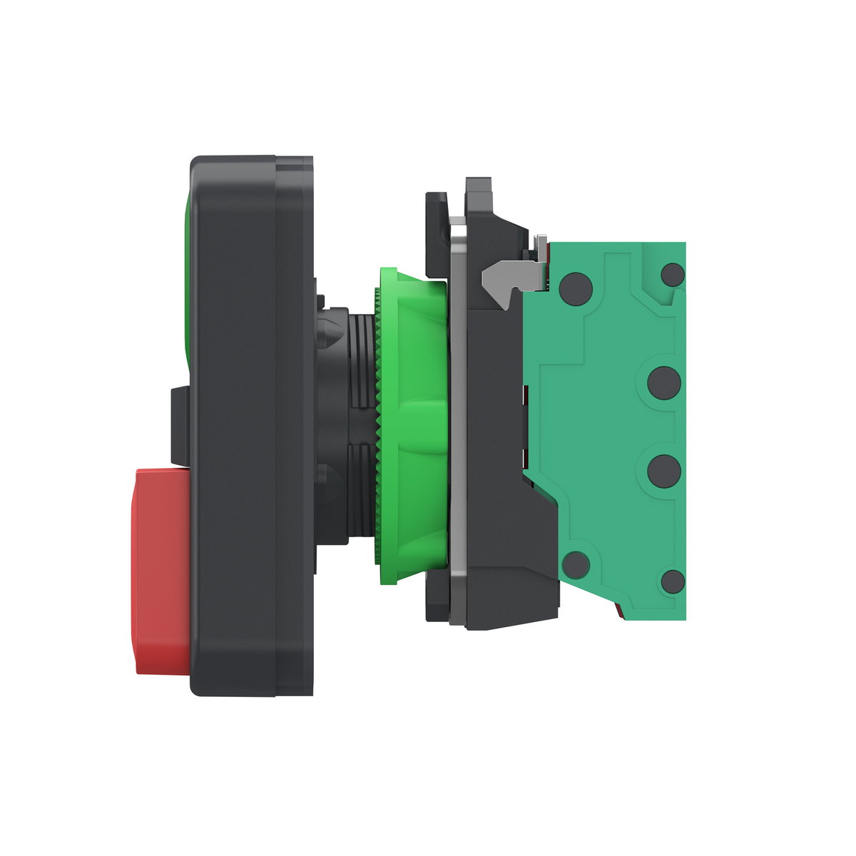 Dubbeltryckknapp push-in plast – Bild 7 av 10