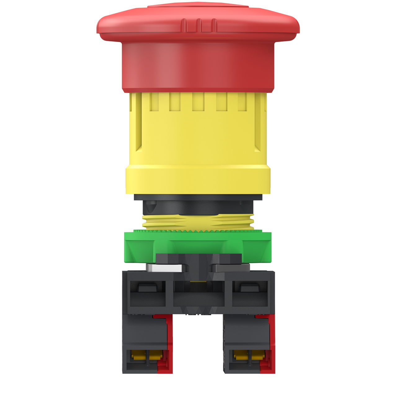 Emergency stop switching off, Harmony XB5, grey plastic, red mushroom 40mm, 22mm, trigger turn to release, 2NC, push in – Image 3 of 10
