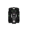 Pilot light, Harmony XB5, grey plastic, green, 22mm, universal LED, plain lens, 24V AC DC