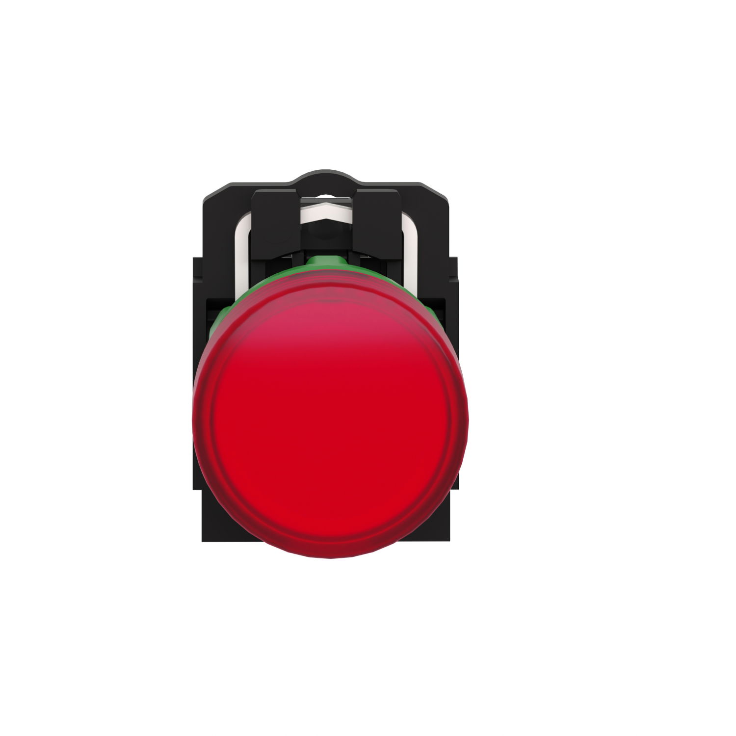 Pilot light, Harmony XB5, grey plastic, red, 22mm, universal LED, plain lens, 24V AC DC – Image 4 of 8