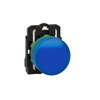 Leuchtmelder, Harmony XB5, Kunststoff, blau, 22mm, universelle LED, glatte Kalotte, 110-120V AC