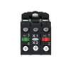 Lamptryckknapp Vit Led 230 VAC