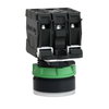 Lamptryckknapp Vit Led 230 VAC