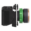 Illuminated push button, Harmony XB5, plastic, orange flush, 22mm, universal LED, plain lens, 1NO + 1NC, 230...240V AC