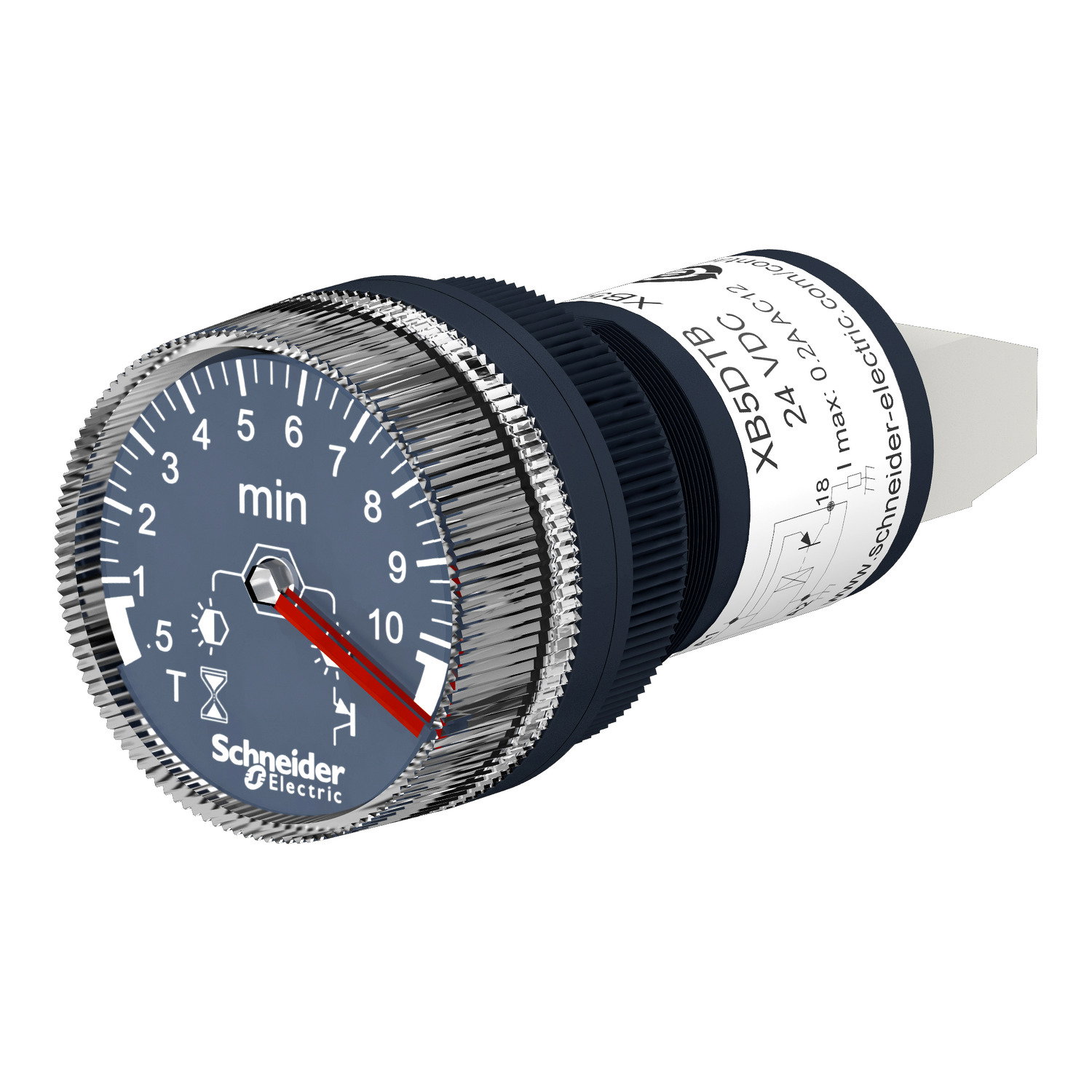 Tidrelä 22mm 0,5-10min 24VDC – Bild 4 av 7