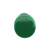 Monolithic pilot light, Harmony XB5, grey plastic, green, 22mm, universal LED, plain lens, 24V AC DC