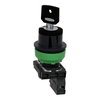FLUSH MOUNTED SELECTOR SWITCH KEY 455 2 POS KEY RELEASE LEFT 1NO SCREW CLAMP