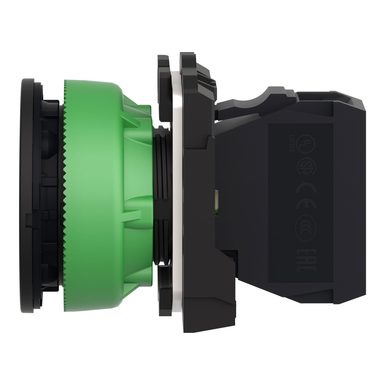 Pilot light, Harmony XB5,  grey plastic, red flush mounted, 30mm, universal LED, plain lens, 110...120V AC – Image 5 of 8