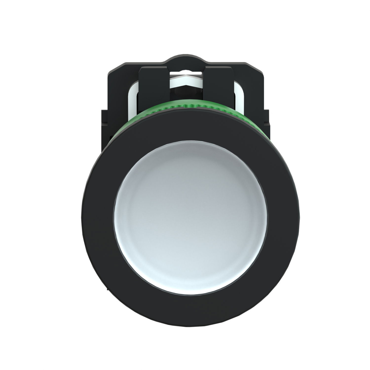 Pilot light, Harmony XB5,  grey plastic, white flush mounted, 30mm, universal LED, 230...240V AC – Image 4 of 10