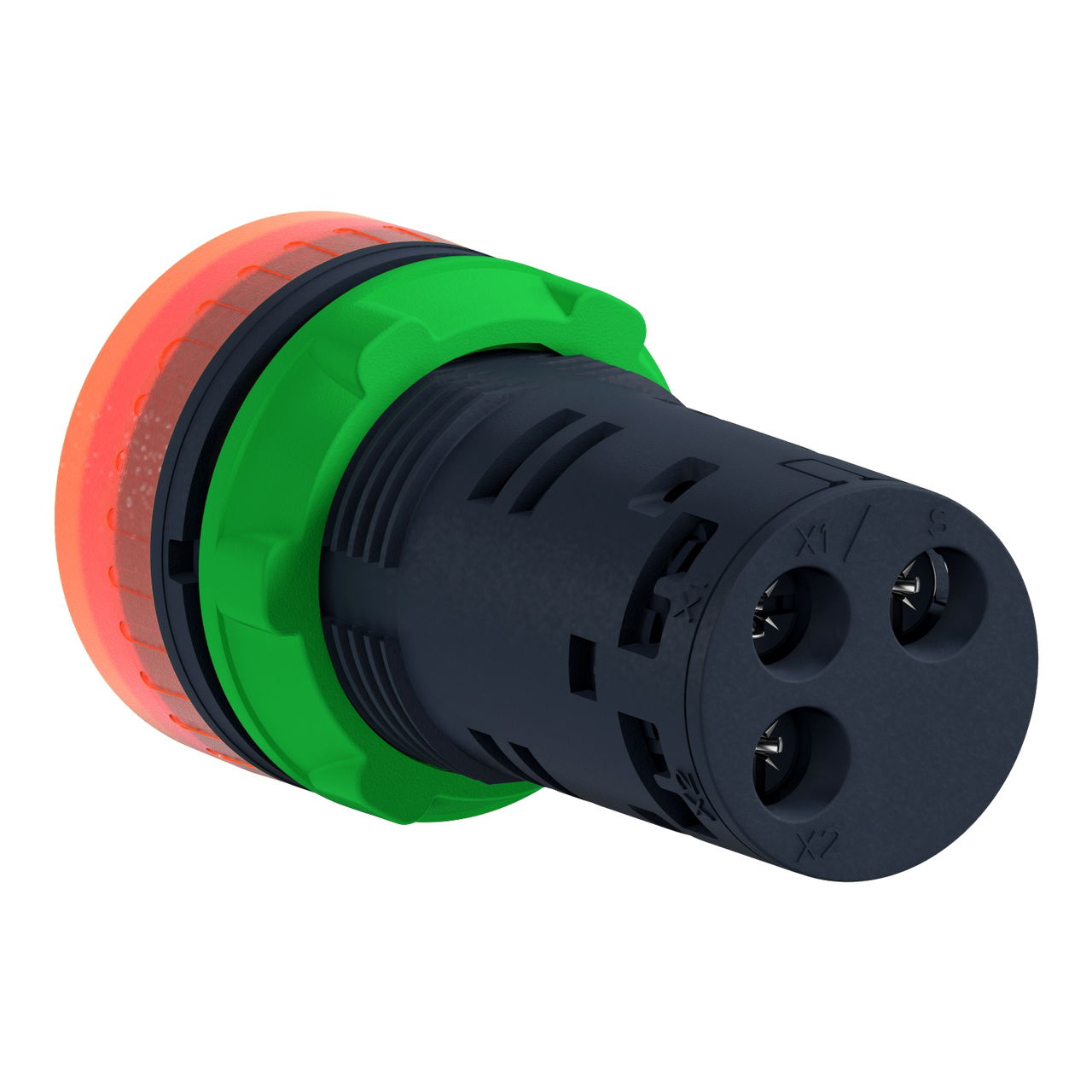 Harmony XB5, Illuminated buzzer, plastic, red, Ø22, continuous or intermittent tone, 110...120 V AC – Image 2 of 7