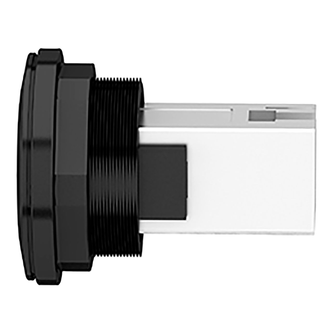 Panel mounted RJ45 port, plastic, Ø22, for ethernet interface, RJ45 jack – Image 7 of 10