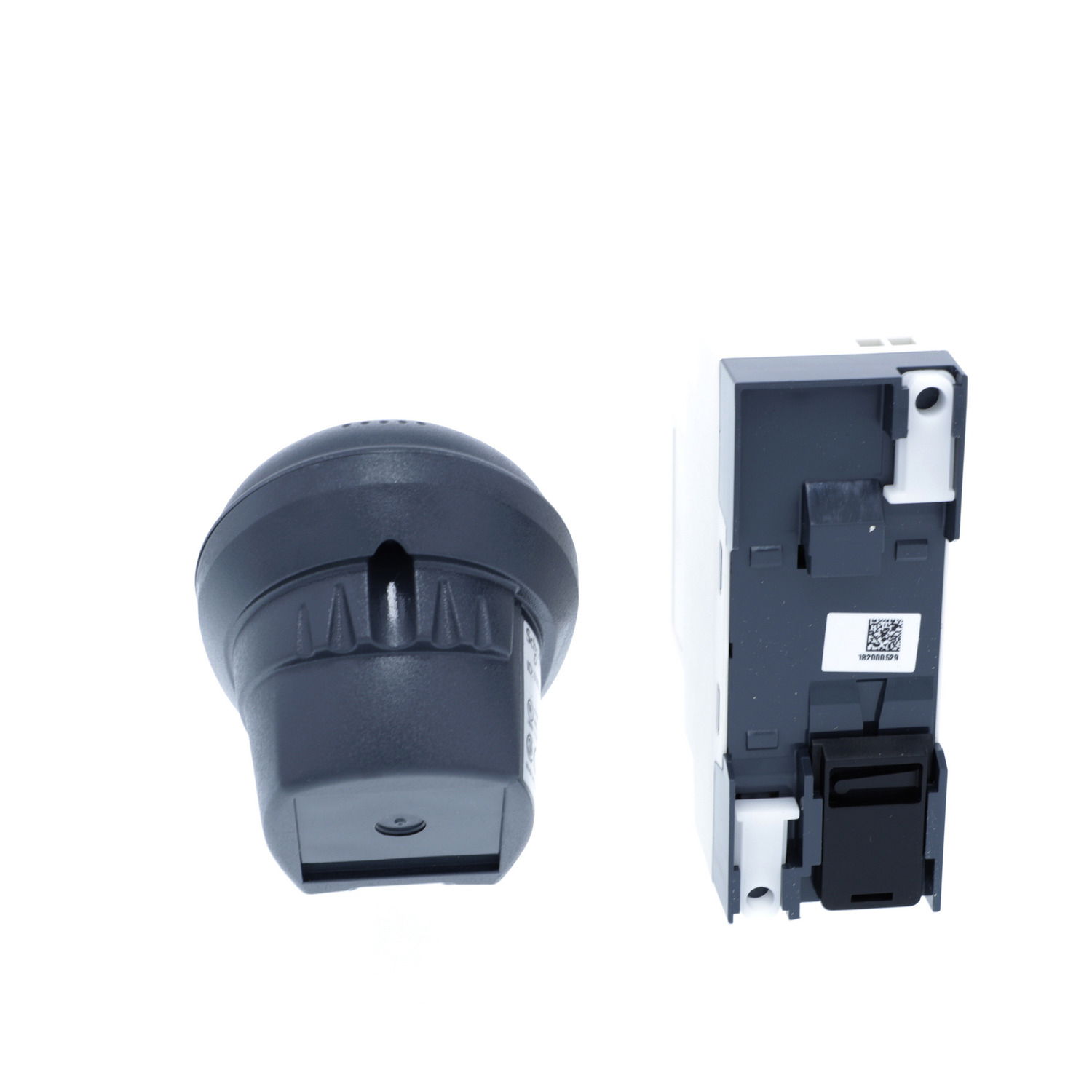 Pack with 1 wireless and batteryless plastic push button Ø22 + 1 non-configurable receiver + 1 set of caps, 24 V DC – Image 2 of 8