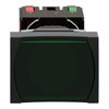 Green rectang flush complete illum pushbutton Ø16 spring return 1NO+1NC 12...24V