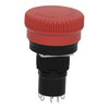 Complete non illuminated mushroom head push button, Harmony XB6E, Ø 16 mm Emergency stop, Ø 32 mm turn/pull to release, 2NC