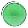 Harmony XB7, Monolithic pilot light, plastic, green, Ø22, integral LED, 110...120 V AC