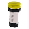 Harmony XB7, Monolithic pilot light, plastic, yellow, Ø22, plain lens for BA9s bulb, <= 250 V