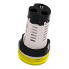 Harmony XB7, Monolithic pilot light, plastic, yellow, Ø22, plain lens for BA9s bulb, <= 250 V