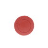 Monolithic emergency stop, plastic, red mushroom Ø40, Ø22, latching turn to release, 1 NO + 1 NC