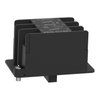 Harmony XAC, Single contact block, spring return, single speed, spring return, front mounting, 2 NO + 1 NC