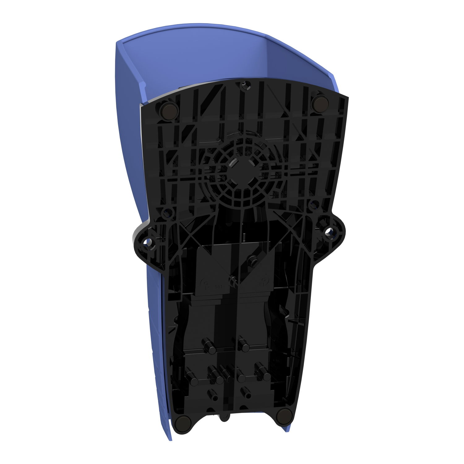 Preventa XPE, Single foot switch, plastic, blue, with cover, 2 NO + 2 NC – Image 3 of 8