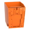 Fußschalter, Harmony XPE, einfach, Metall, orange, 2-stufig, 2Ö+2S, IP66, mit Schutzhaube