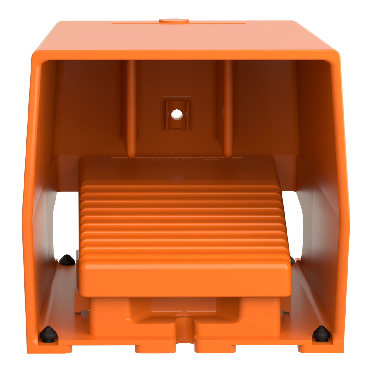 Single foot switch - IP66 - with cover - metallic - orange - 2 NC + 2 NO – Image 4 of 9